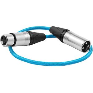 Kondor Blue Male XLR to Female XLR kabel 18