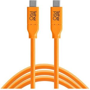 Tether Tools TetherPro USB-C naar USB-C 4.6m kabel Oranje