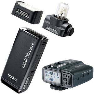 Godox Witstro AD200 Portable Flitser + X2 Transmitter voor Nikon