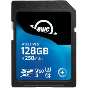 OWC 128GB Atlas Pro SDXC UHS-II V60 geheugenkaart