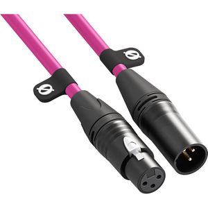 Rode XLR-kabel 3m Roze