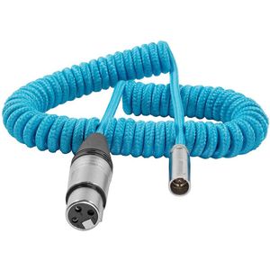 Kondor Blue Mini XLR - XLR kabel Coiled 20-40