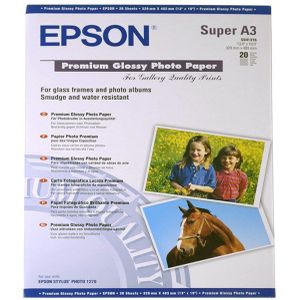 Epson Fotopapier Premium Glossy A3+ 255g/mÂ²
