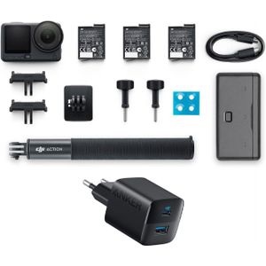 DJI Osmo Action 6 action cam Adventure Combo + Anker oplader