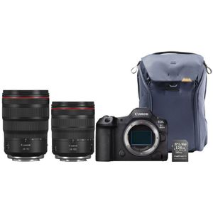 Canon EOS R5 Mark II systeemcamera Zwart + RF 24-105mm f/4.0 L USM + RF 24-70mm L IS USM