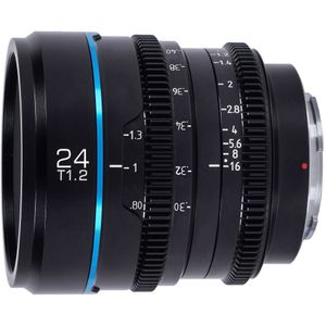 Sirui Nightwalker 24mm T1.2 S35 Manual Focus Cine Lens Sony E-mount objectief