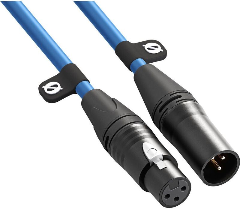 Rode XLR-kabel 3m Blauw