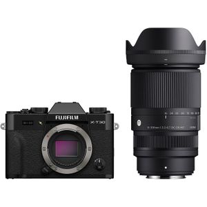 Fujifilm X-T30 III systeemcamera Zwart + Sigma 16-300mm