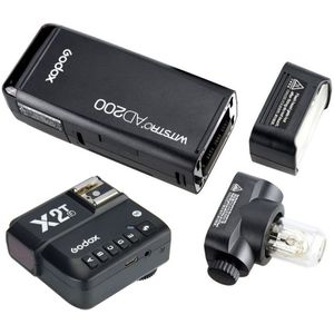 Godox Witstro AD200 Portable Flitser + X2 Transmitter voor Fujifilm