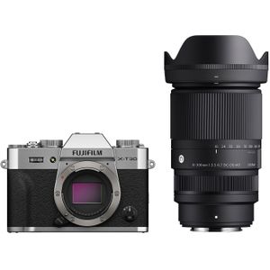 Fujifilm X-T30 III systeemcamera Zilver + Sigma 16-300mm