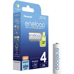 Panasonic eneloop oplaadbare AA batterij - 2000 mAh - NiMH - 4 stuks