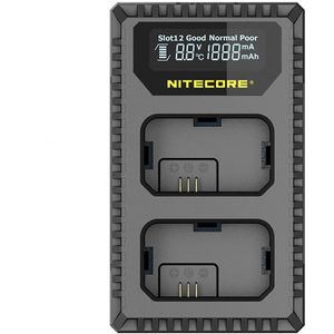 Nitecore USN1 Compacte Dubbel Lader voor Sony NP-FW50