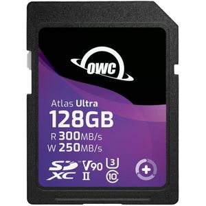 OWC 128GB Atlas S Ultra SDXC UHS-II V90 geheugenkaart