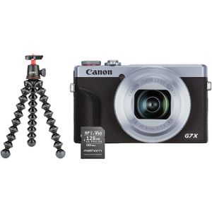 Canon PowerShot G7 X Mark III Zilver Gorillapod Bundel
