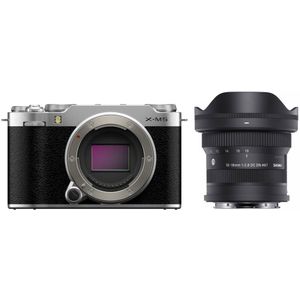 Fujifilm X-M5 systeemcamera Zilver + Sigma 10-18mm