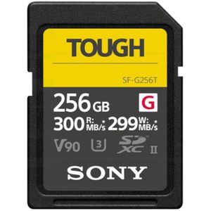 Sony 256GB SD Pro Tough UHS-II V90 300MB/s geheugenkaart