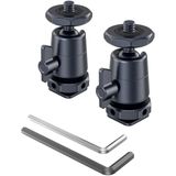 SmallRig 2948B Mini Ball Head with Removable Cold Shoe Mount - 2 stuks