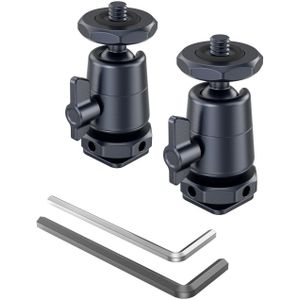 SmallRig 2948B Mini Ball Head with Removable Cold Shoe Mount - 2 stuks