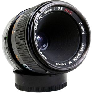 Canon FD 50mm f/3.5 Macro S.S.C. objectief - Tweedehands