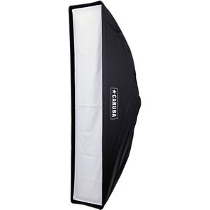 Caruba Quick Assembly Matte Zilver Strip Softbox 30x140cm