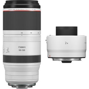 Canon RF 100-500mm f4.5-7.1L IS USM objectief + RF 2.0x Extender