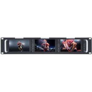 Feelworld T51 Triple 5 3G-SDI/HDMI 2 RU Rackmount Monitor