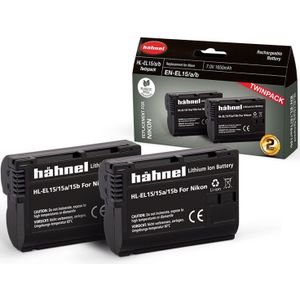 Hahnel Accu HL-EL15HP 2 Pak Voor O.a Nikon Z6,Z7,D750 - D850,D780