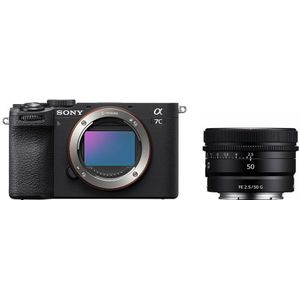 Sony A7C II systeemcamera Zwart + 50mm f/2.5 G