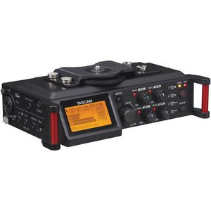 Tascam DR-70D 4-channel audio recorder voor DSLR cameras
