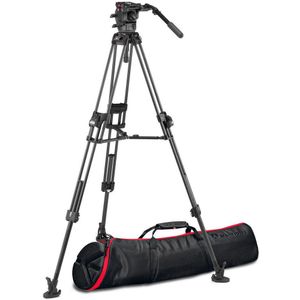 Manfrotto 526-1 Fluid Head + 645 Fast Twin Carbon Tripod