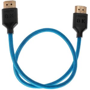Kondor Blue 8K HDMI 2.1 17 Braided Cable Blue