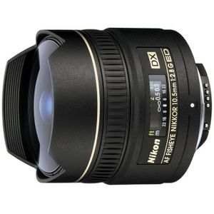 Nikon AF DX 10.5mm f/2.8 ED Fisheye objectief - Tweedehands