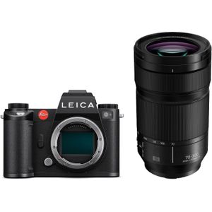 Leica SL3 systeemcamera Zwart + Panasonic Lumix S 70-300mm f/4.5-5.6 Macro OIS L-mount