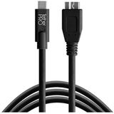 Tether Tools TetherPro USB-C naar USB 3.0 Micro-B 4.6m kabel Zwart