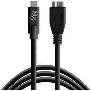 Tether Tools TetherPro USB-C naar USB 3.0 Micro-B 4.6m kabel Zwart