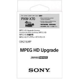 Sony CBKZ-SLMP MPEG HD Upgrade Licentie voor PXW-X70