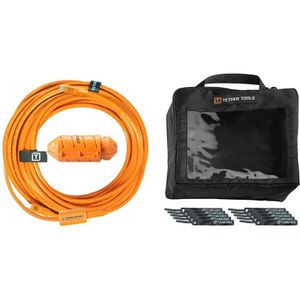 Tether Tools TetherBoost Pro 9.4m USB-C?Kabel Systeem (straight to right) Oranje