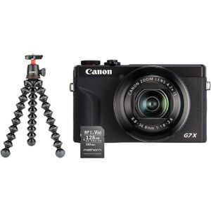 Canon PowerShot G7 X Mark III Zwart Gorillapod Bundel