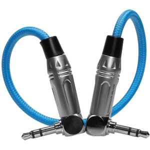 Kondor Blue 10 3.5mm naar 3.5mm Right Angle Time Code Audio cable