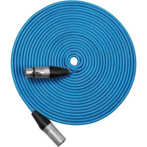 Kondor Blue Male XLR - Female XLR kabel 25ft Blue
