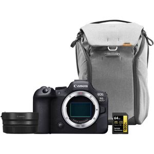 Canon EOS R6 Mark II systeemcamera Body Zwart + EF-EOS R Adapter