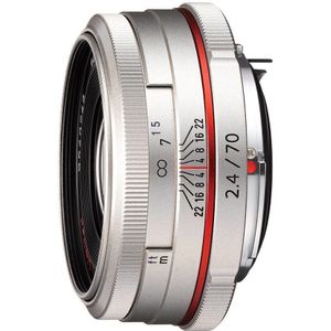 Pentax HD DA 70mm f/2.4 Limited K-mount Zilver objectief - Tweedehands