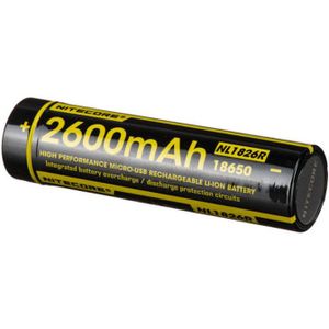 Nitecore NL1826R batterij 2600mAh