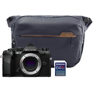 OM SYSTEM OM-5 Mark II systeemcamera Zwart Black Friday Kit