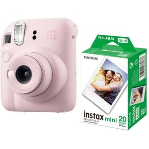 Fujifilm Instax Mini 12 instant camera Blossom Pink + 20 stuks Mini fotopapier