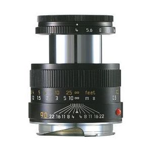 Leica Macro-Elmar-M 90mm f/4.0 objectief Zwart