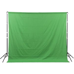 GlareOne Green Screen - Green Fabric Backdrop 3x3m