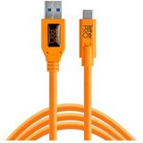 Tether Tools TetherPro USB 3.0 naar USB-C 4.6m kabel Oranje