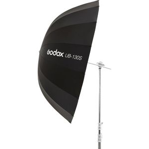 Godox UB-130S Parabolische Paraplu Zwart/Zilver (130cm)