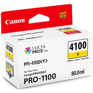 Canon inktpatroon PFI-4100Y voor PRO-1100 Printer - Geel